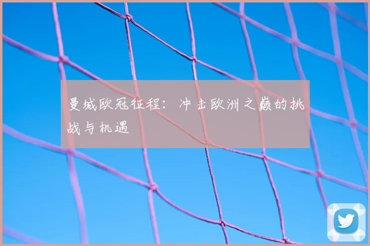 曼城欧冠征程：冲击欧洲之巅的挑战与机遇